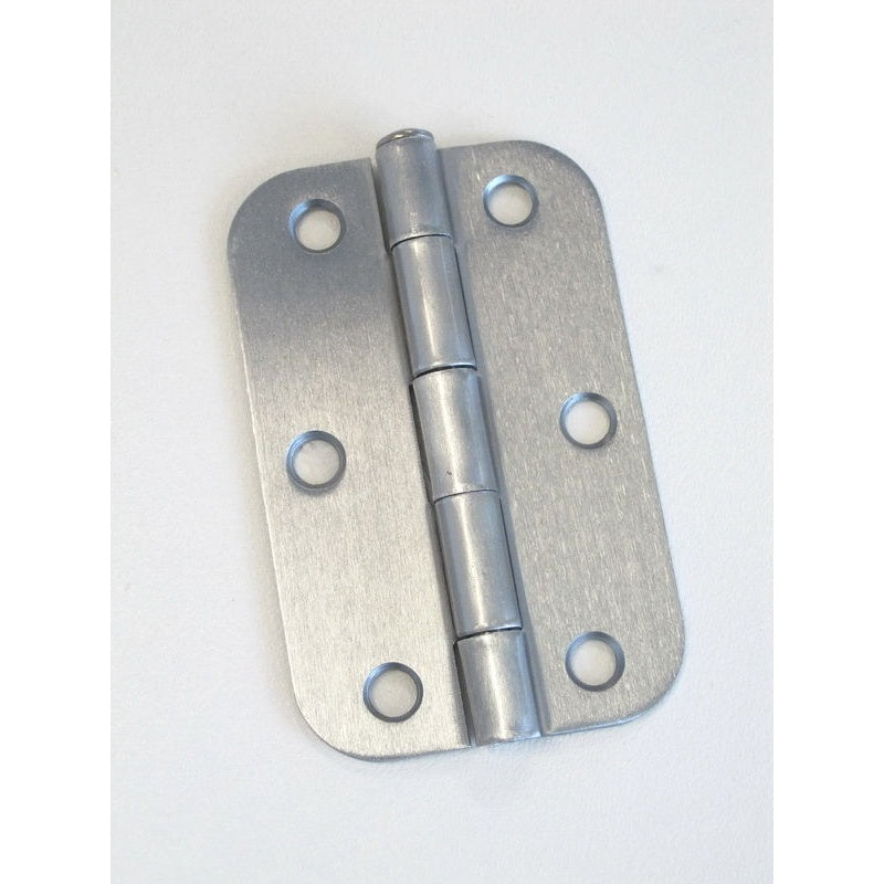 Radius Hinge 89x57x1.6mm Loose Pin Satin Chrome