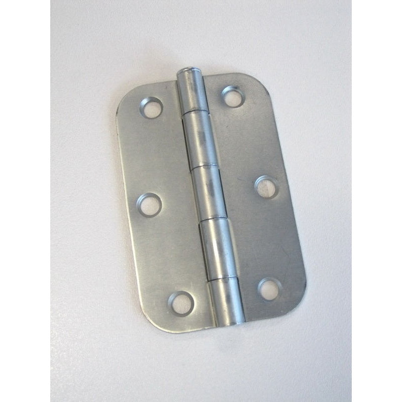 Radius Hinge 89x57x1.6mm Loose Pin Zinc Plated