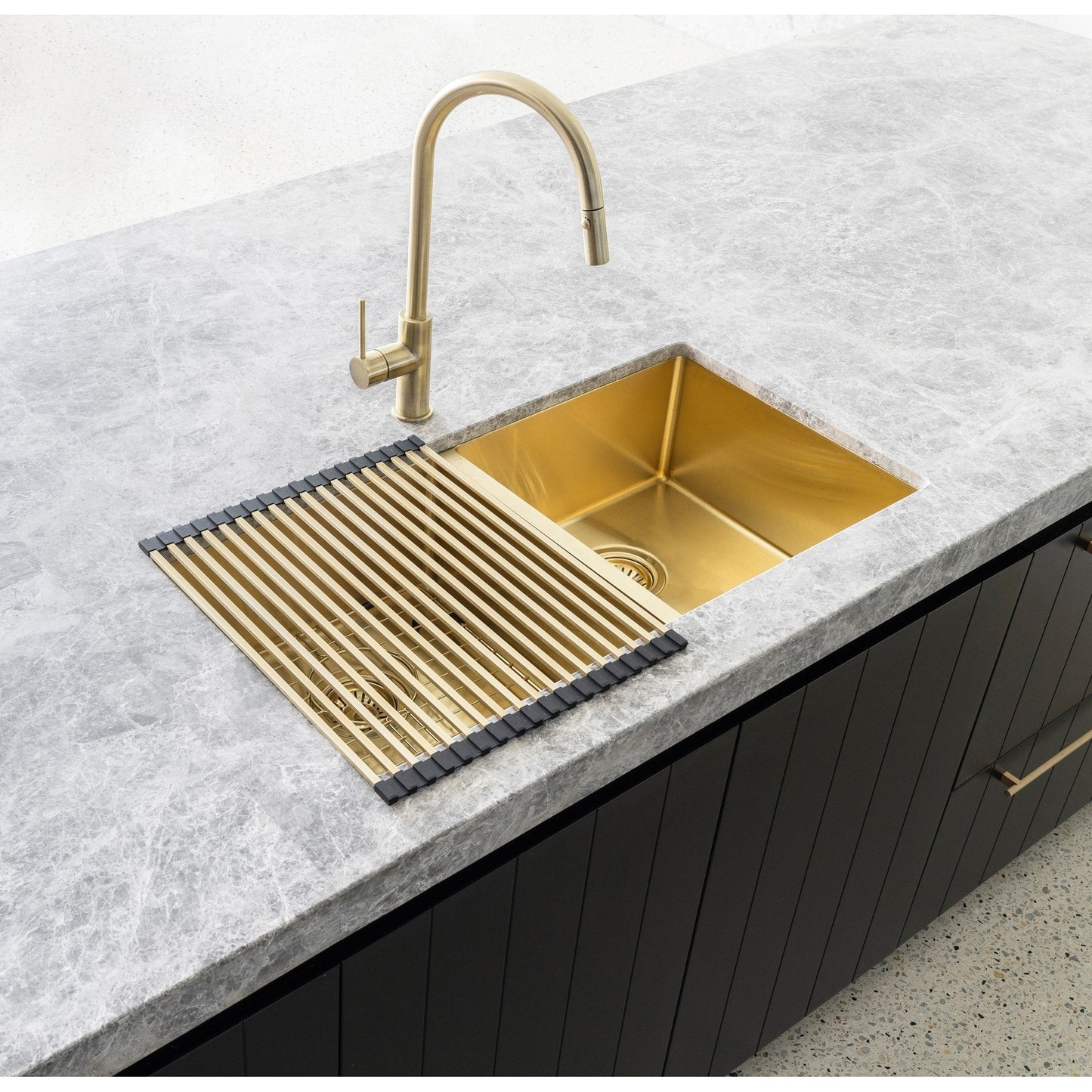 Lavello Stainless Steel rolling mat protector - Tiger Bronze