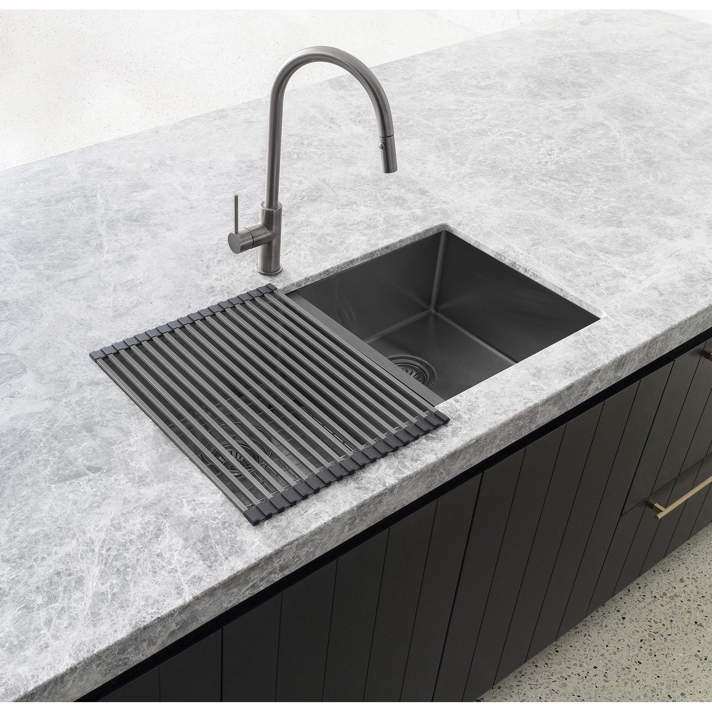 Lavello Stainless Steel rolling mat protector - PVD - Shadow