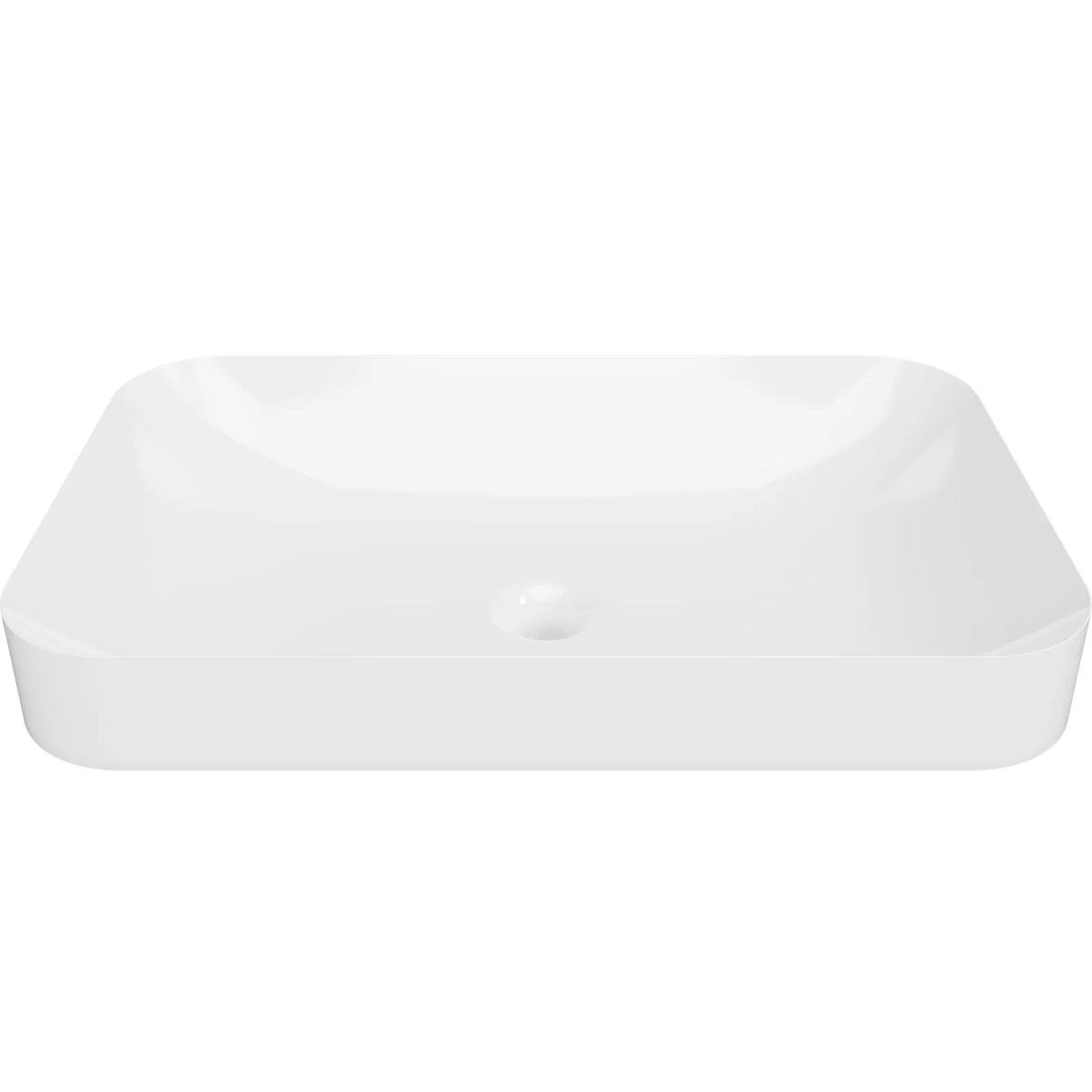 Timberline Rome Inset Basin 600mm Gloss White