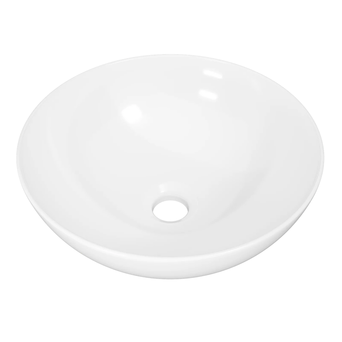 Timberline Rose Above Counter Basin 320mm Gloss White - image 2