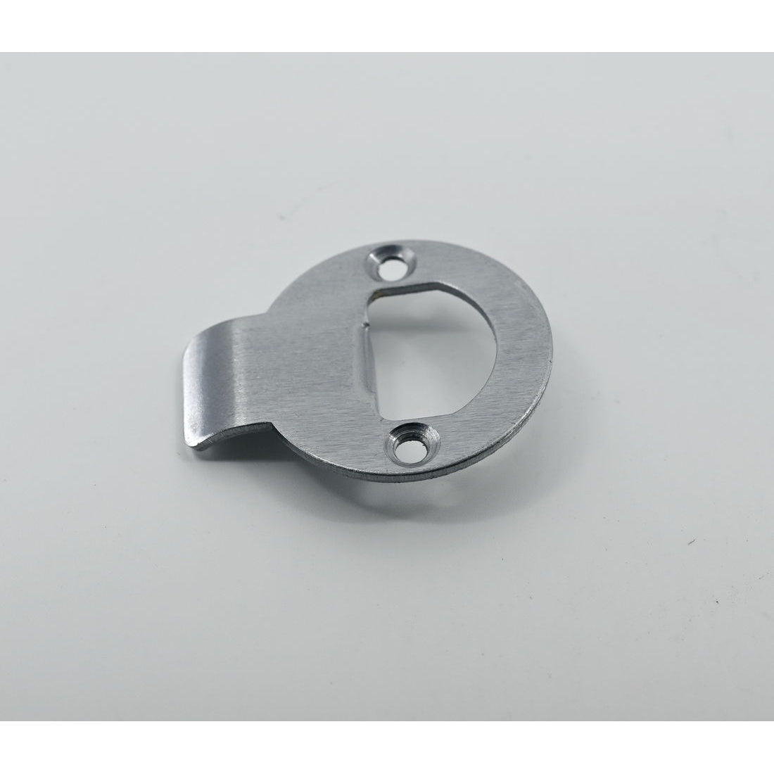 Round Striker Plate Satin Chrome