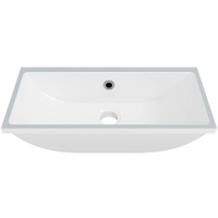 Ruby Undermount Basin 530mm Gloss White – Gloss White