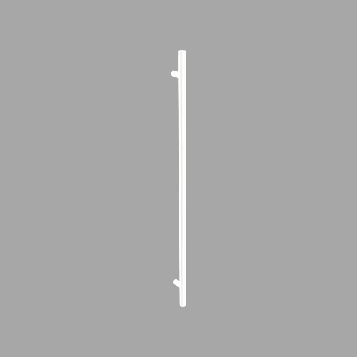 Round Profile Pull Handle – White