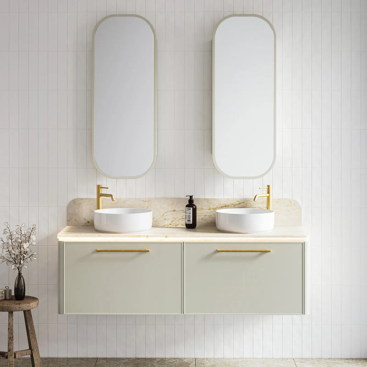 Timberline Saba Vanity 1800mm Centre Bowl