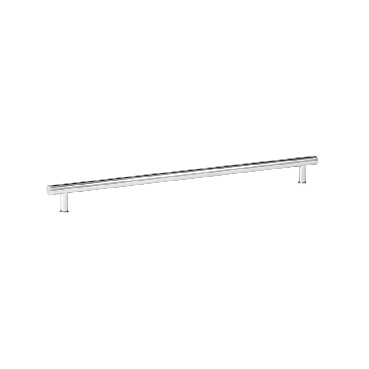 Momo Strano D Handle 320mm in Polished Nickel - close-up detail view