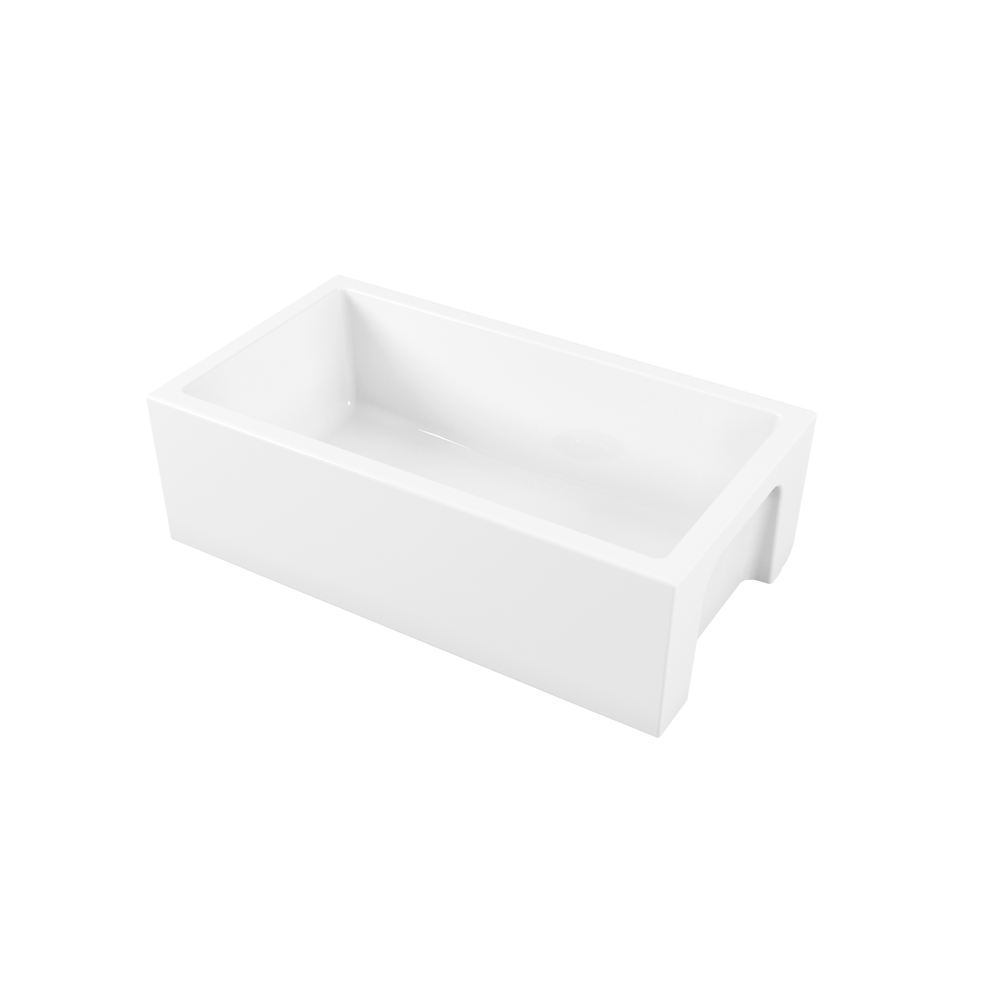 Sicily Fireclay Farmhouse Counter Top or Undermount Sink