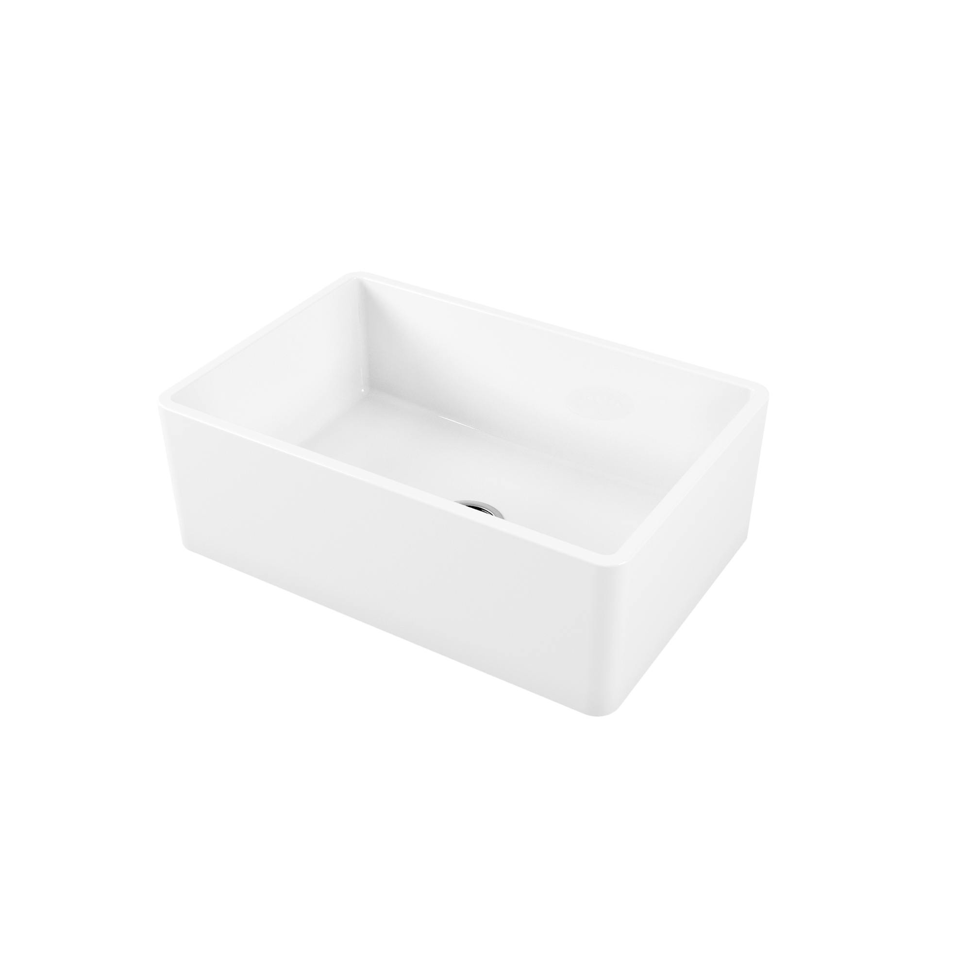 Sicily White Fireclay Farmhouse Undermount Sink