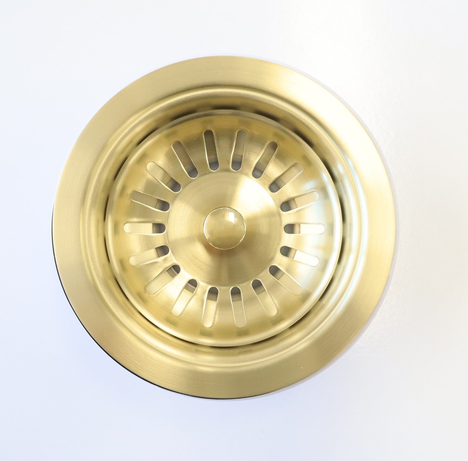 Sink Drainer - Light Gold