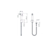 Bidet Toilet Spray - Chrome