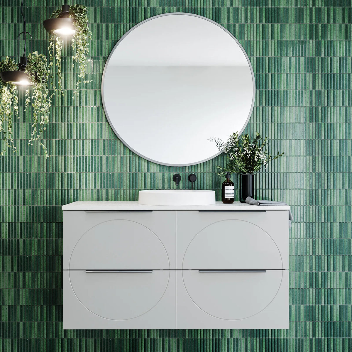 Timberline Sutherland House Vanity 1800mm Centre Bowl