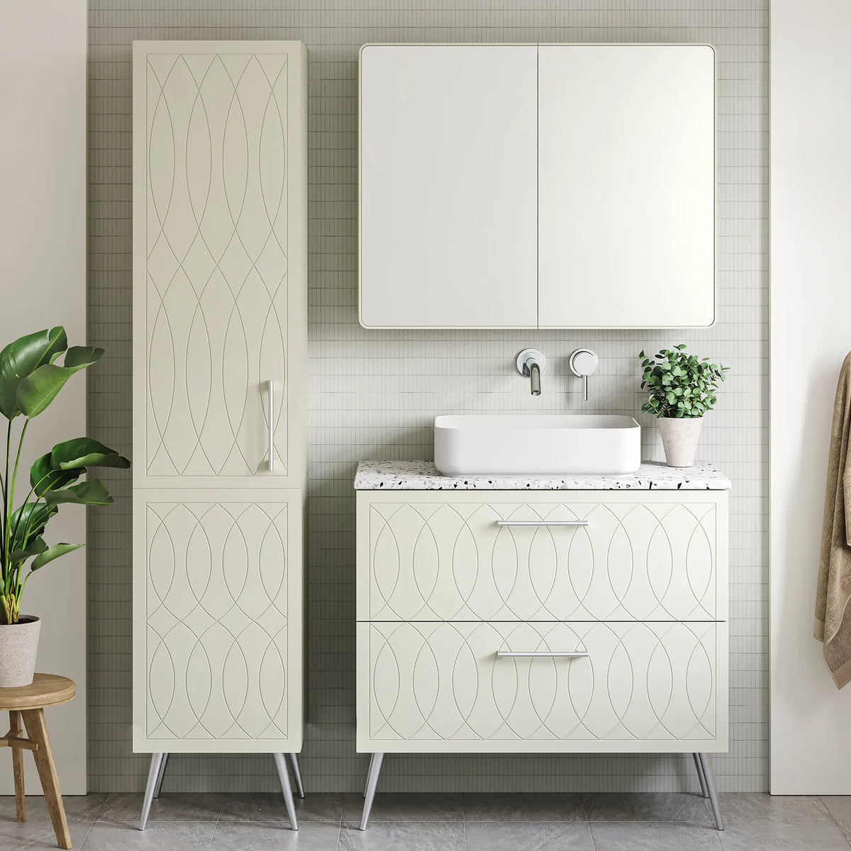 Timberline Sutherland House Vanity 900mm