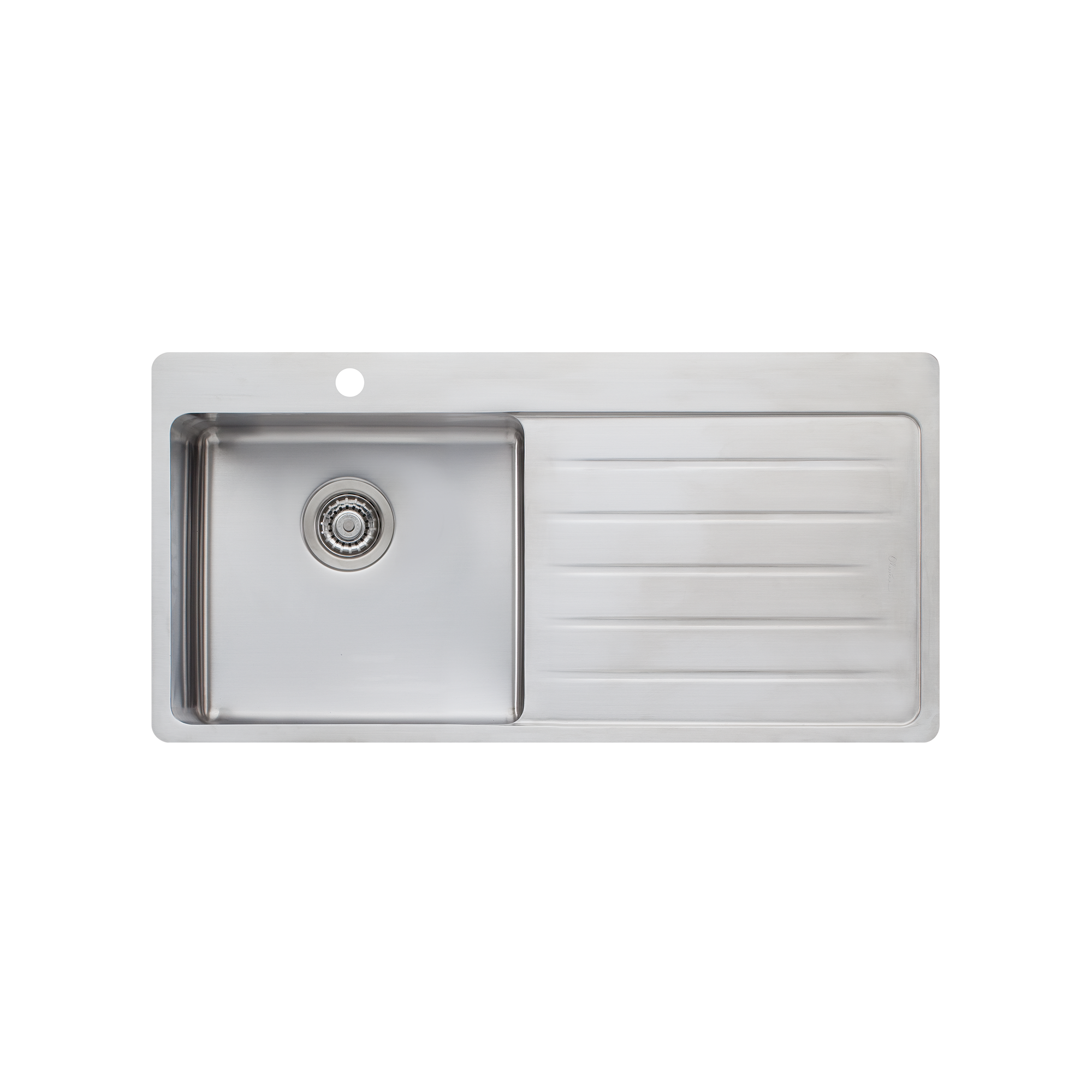 Sonetto Single Bowl Topmount Sink With Drainer