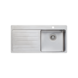 Sonetto Single Bowl Topmount Sink With Drainer