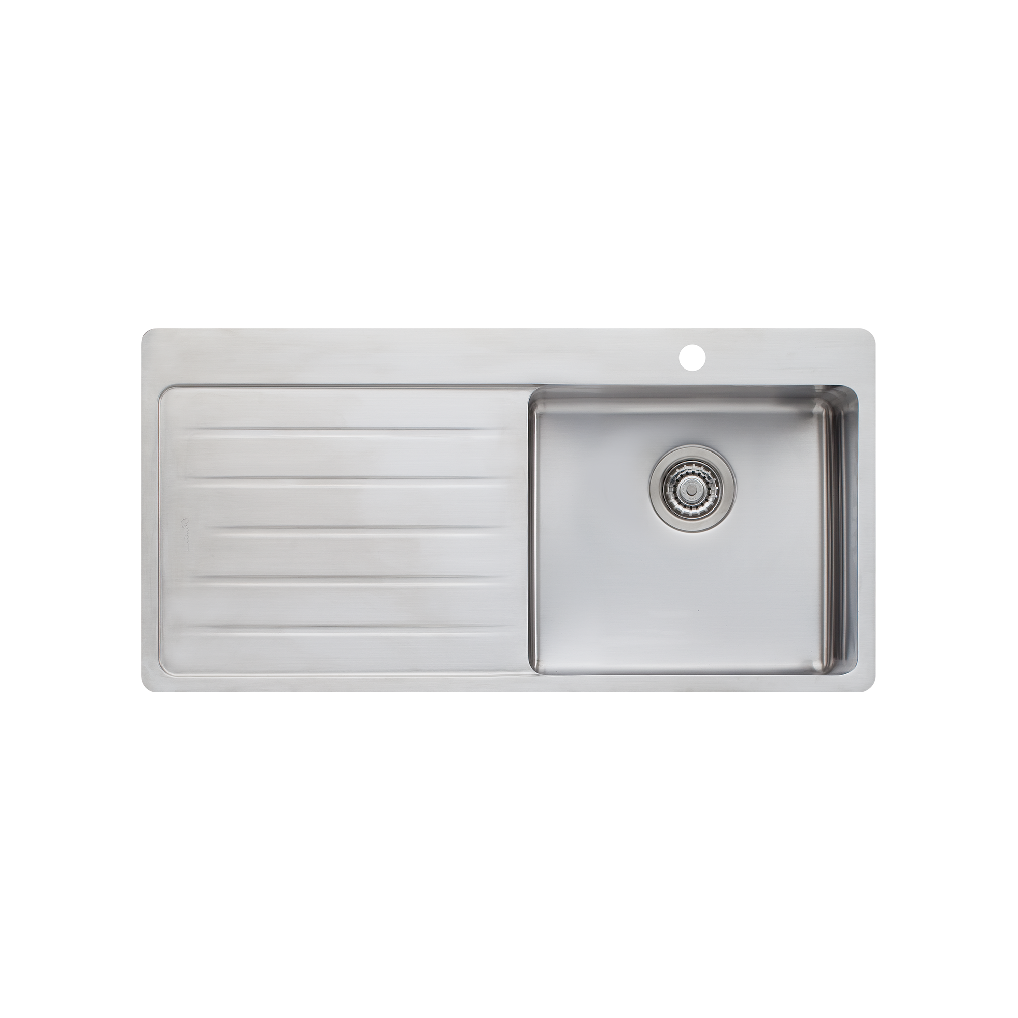 Sonetto Single Bowl Topmount Sink With Drainer