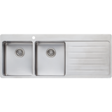 Sonetto Double Bowl Topmount Sink With Drainer