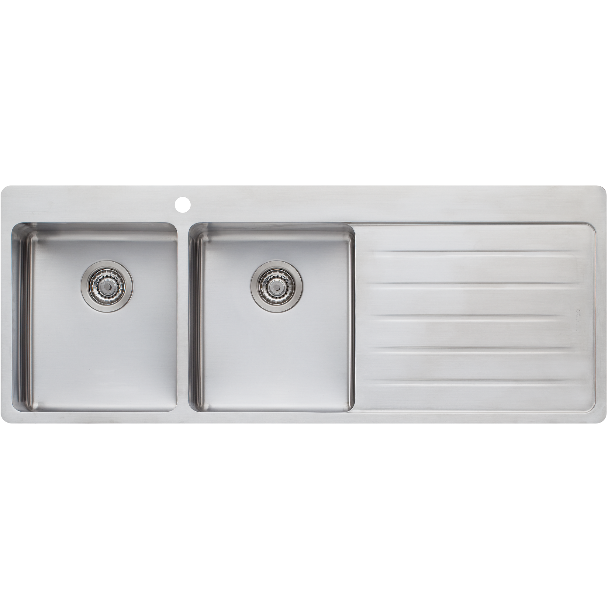 Sonetto Double Bowl Topmount Sink With Drainer