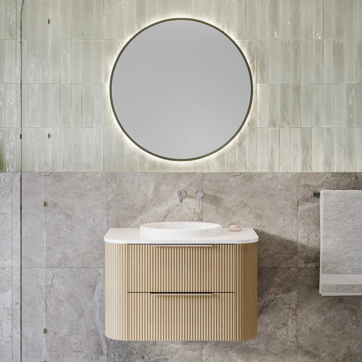 Timberline Socoa Vanity 1800mm Double Bowl