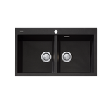 Santorini Double Bowl Topmount Sink