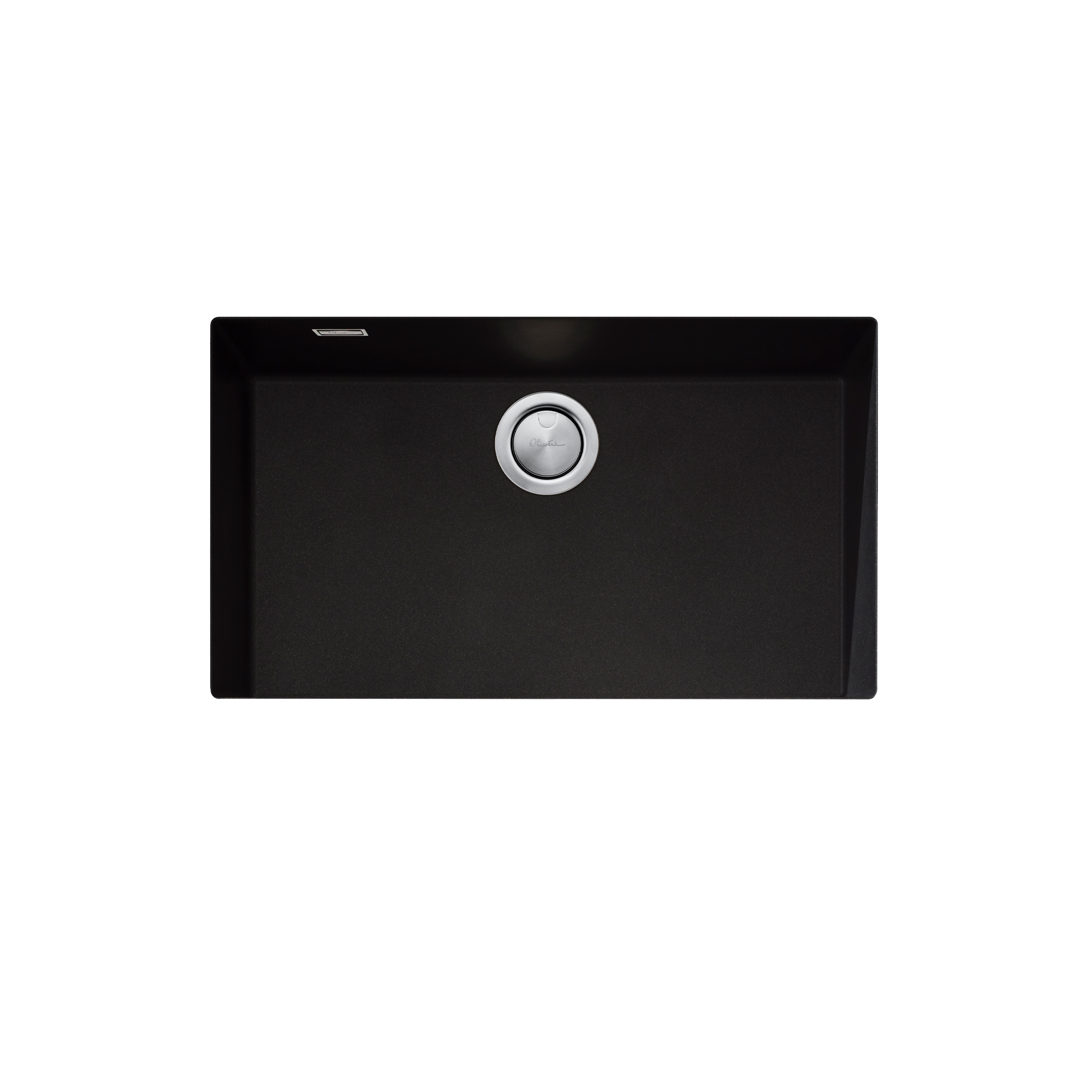 Santorini Black Mega Bowl Undermount Sink