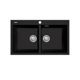 Santorini Double Bowl Topmount Sink