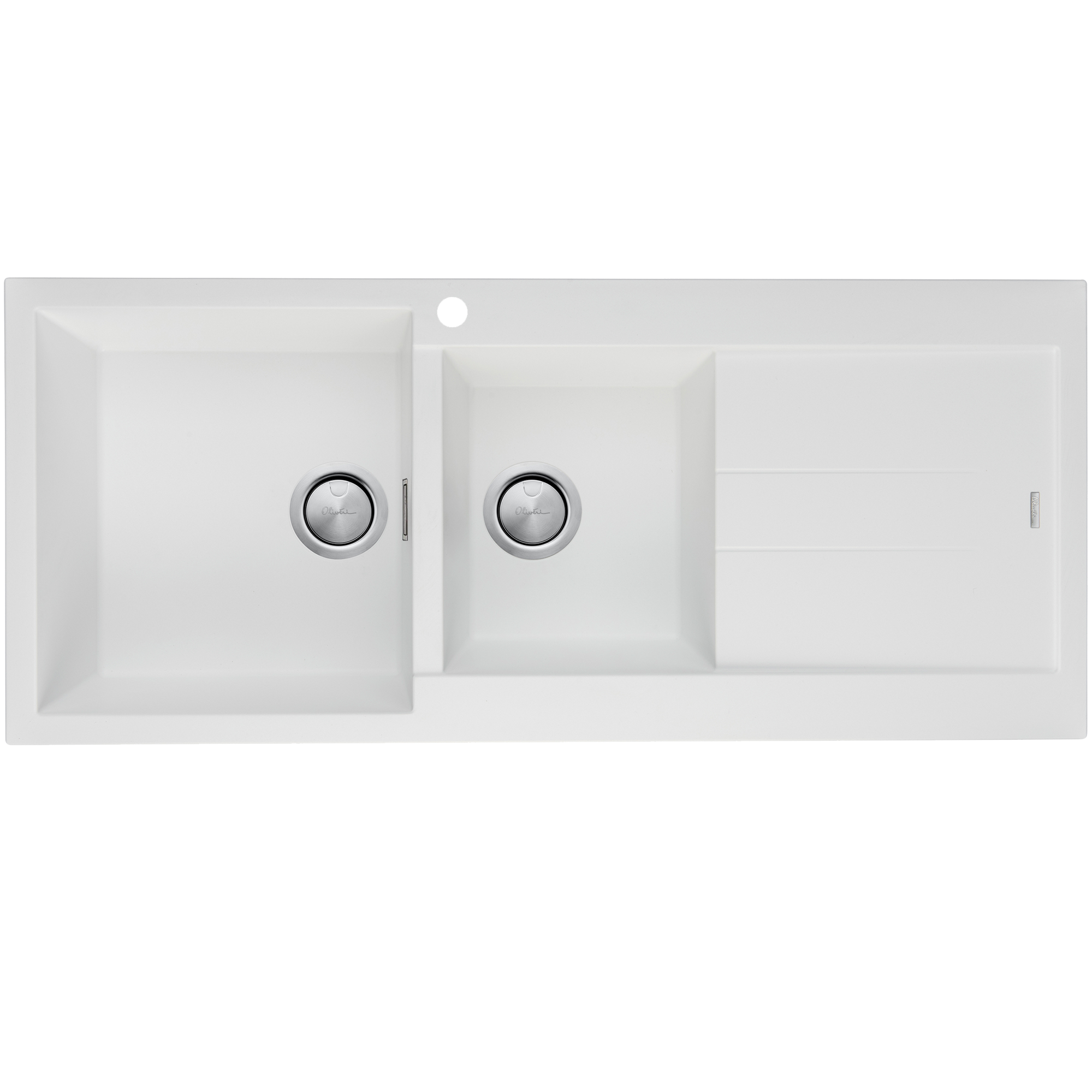 Santorini 1 & 3/4 Bowl Topmount Sink With Drainer