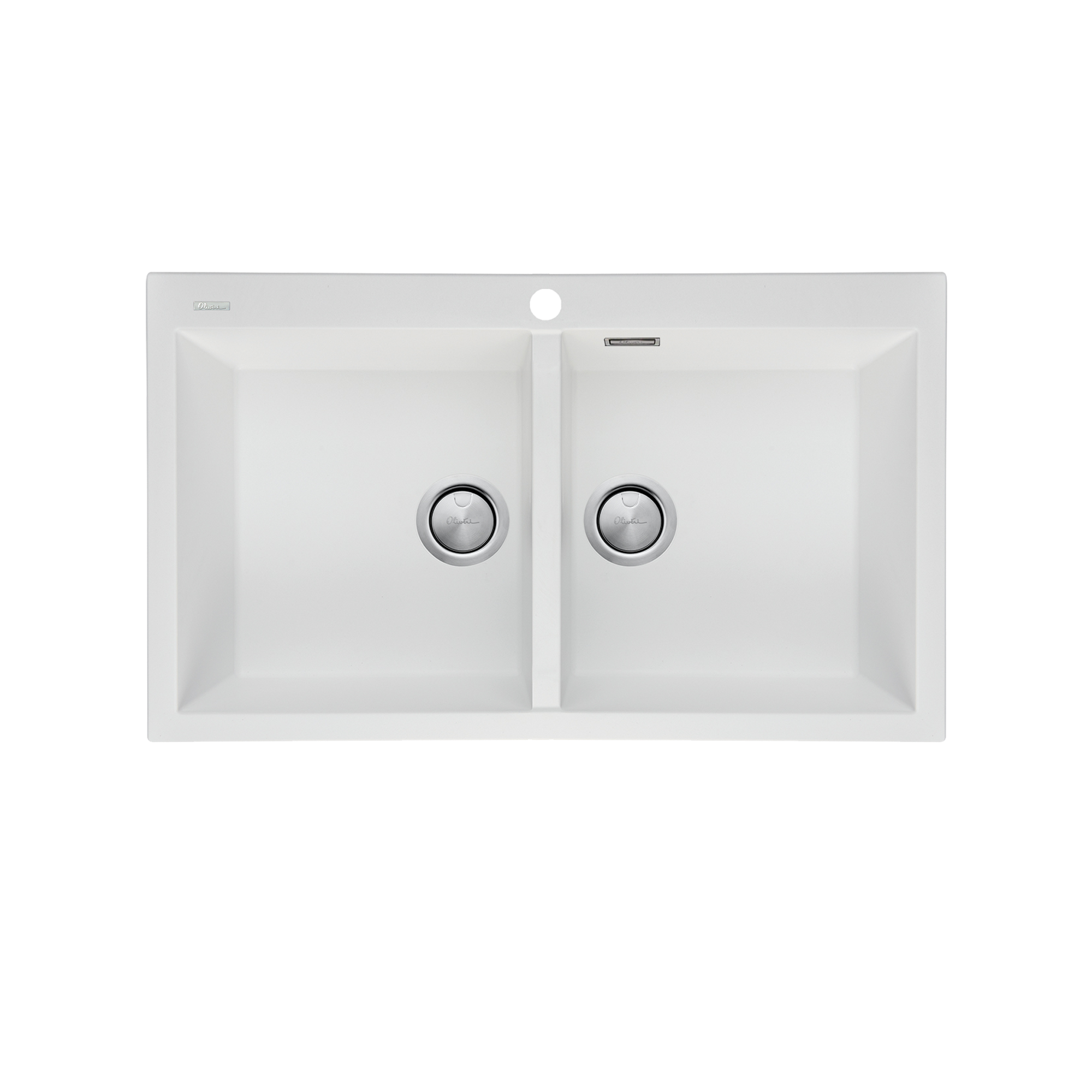 Santorini Double Bowl Topmount Sink