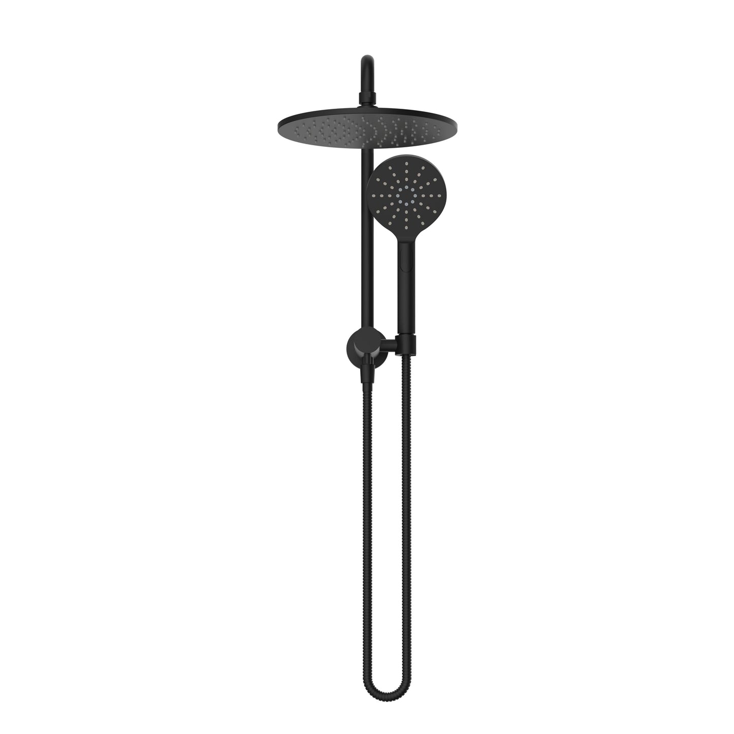 Star Compact Half Shower Column Set - Matte Black