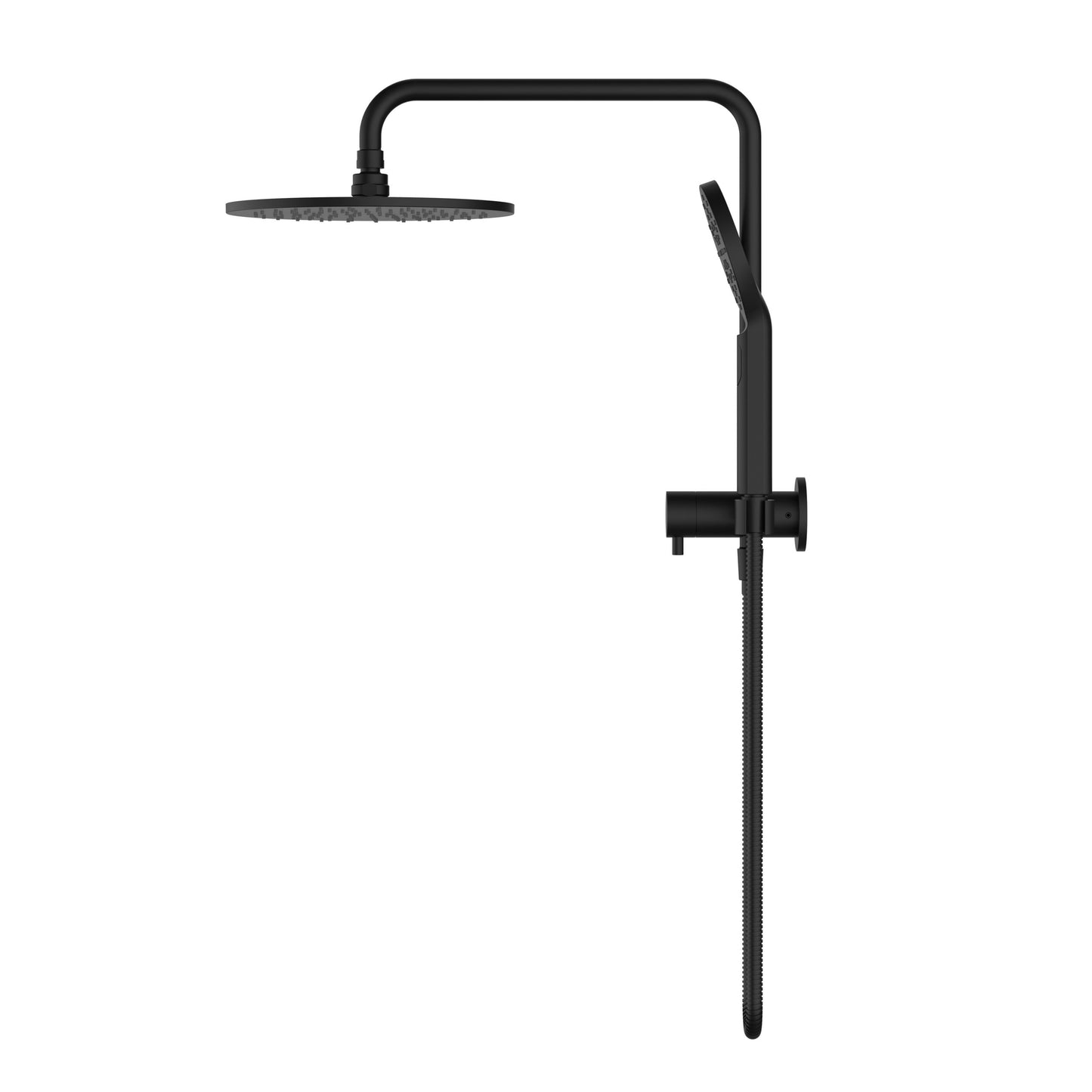 Star Compact Half Shower Column Set - Matte Black