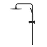 Star Compact Half Shower Column Set - Matte Black