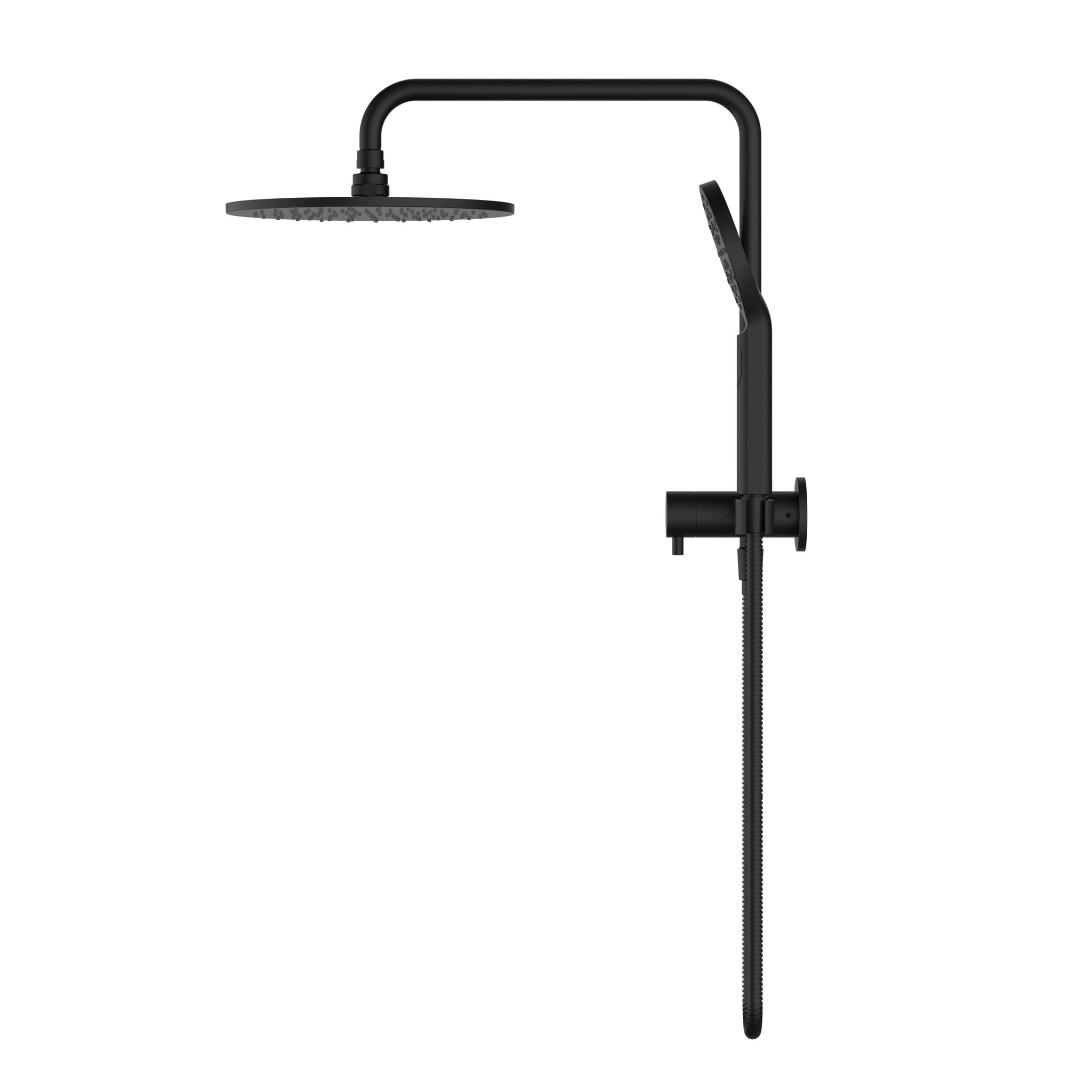 Star Compact Half Shower Column Set - Matte Black