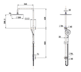 Star Luxury Shower Column Set - Dusk