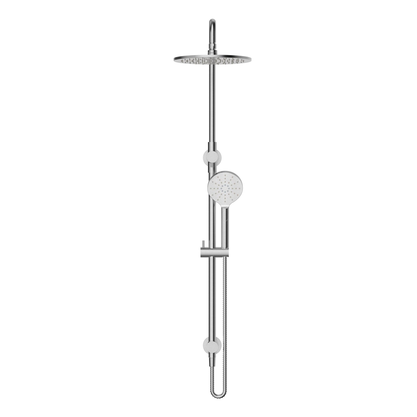 Star Luxury Shower Column Set - Brushed Chrome