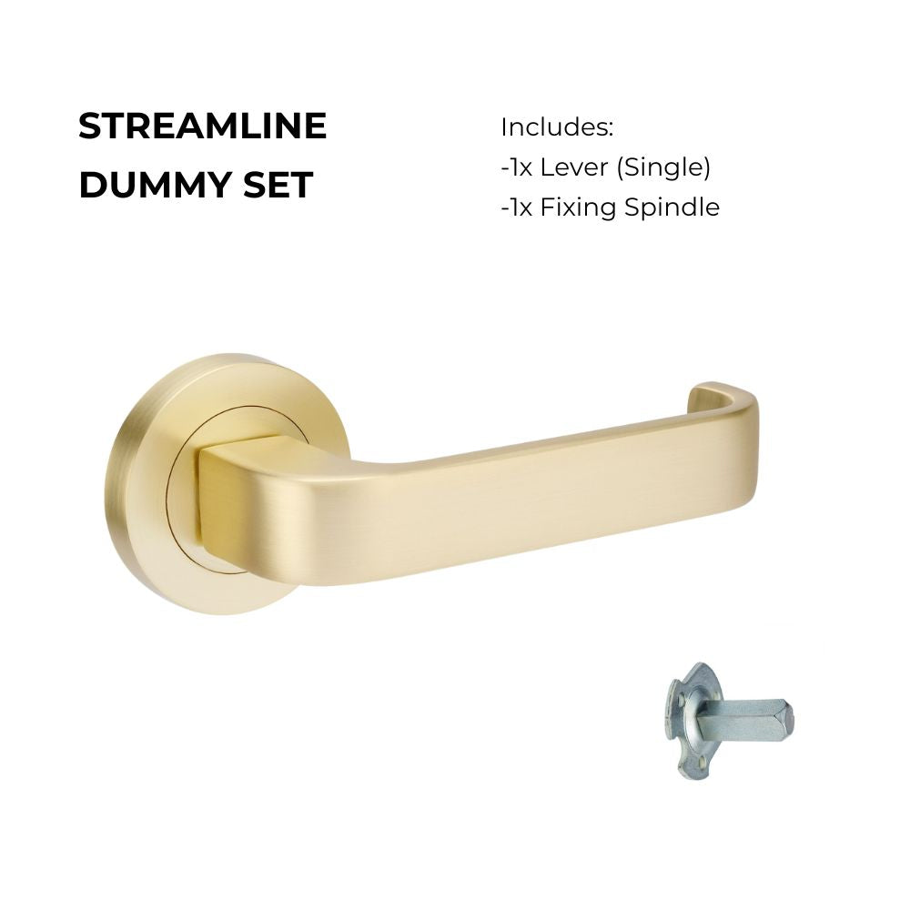 Streamline – Satin Brass
