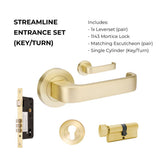 Streamline – Satin Brass