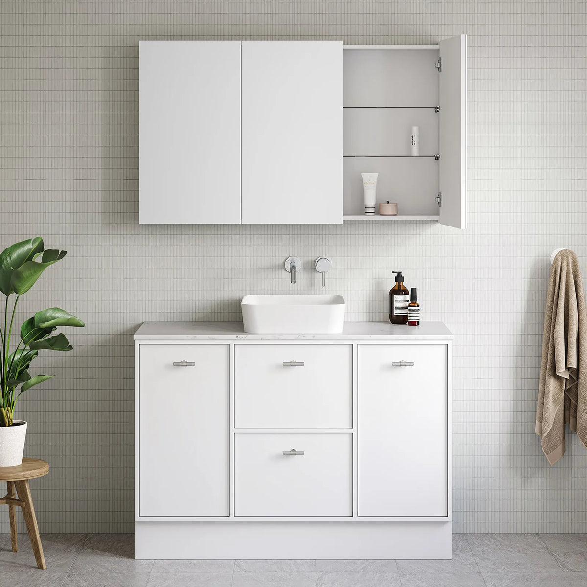 Timberline Takano Vanity 1800mm Double Bowl