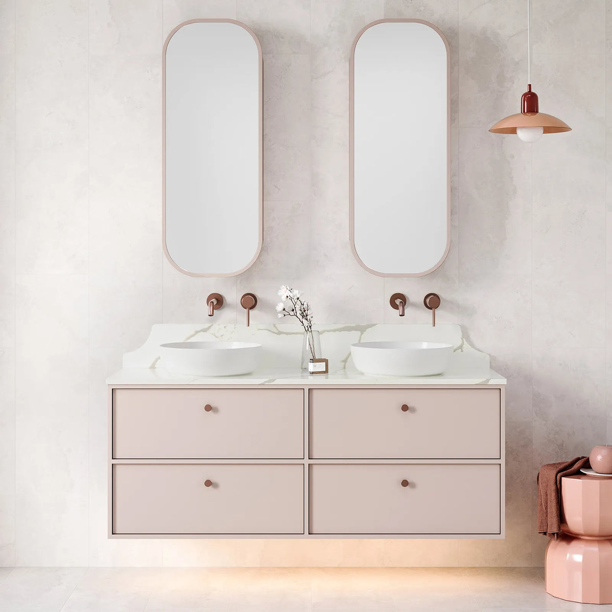 Timberline Taro Vanity 1500mm Offset Bowl