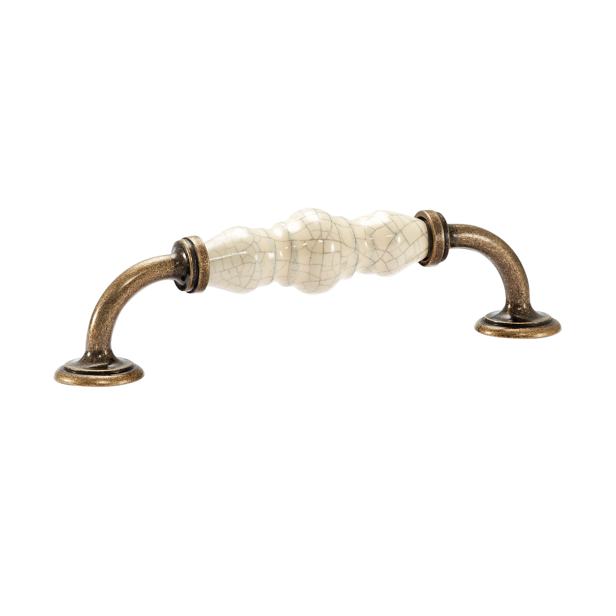 Momo Trianon D Handle 128mm - finish and profile close-up