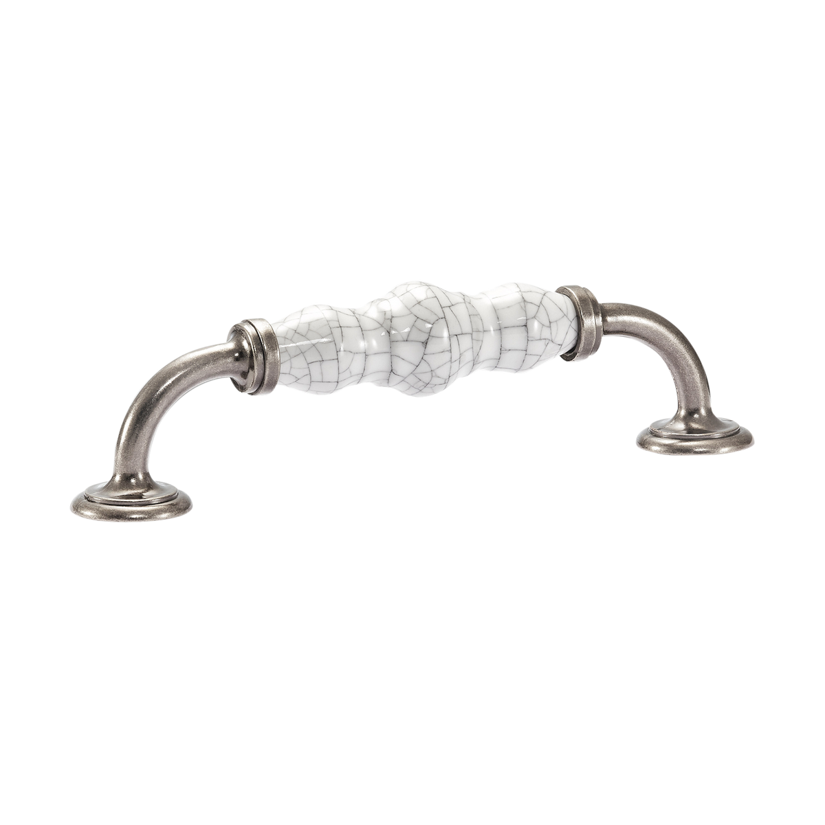 Momo Trianon D Handle 128mm - side profile view, cabinet hardware