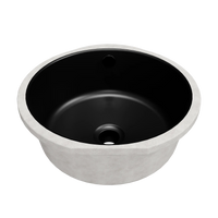 Tegan Undermount Basin 350mm Matte Black – Matte Black