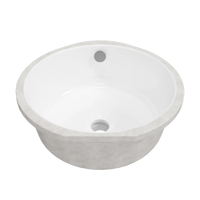 Tegan Undermount Basin 350mm Gloss White – Gloss White