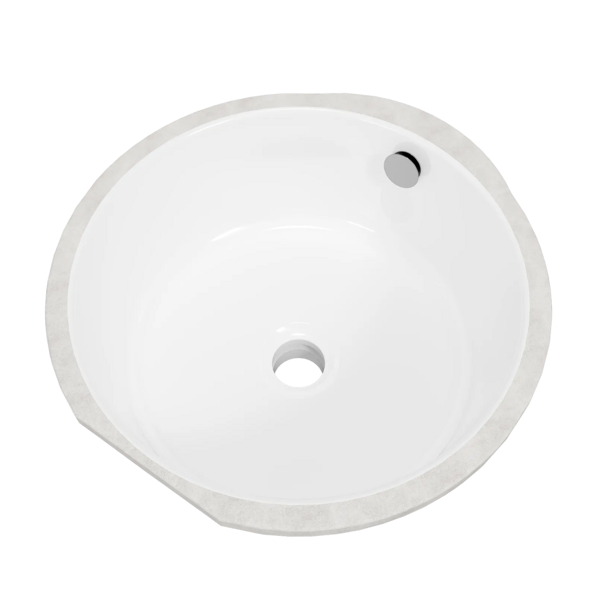 Timberline Tegan Undermount Basin 350mm Gloss White - image 2