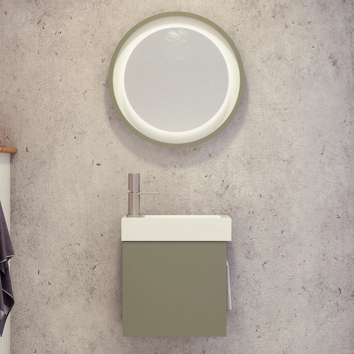 Timberline Theo Vanity 460mm Offset Bowl