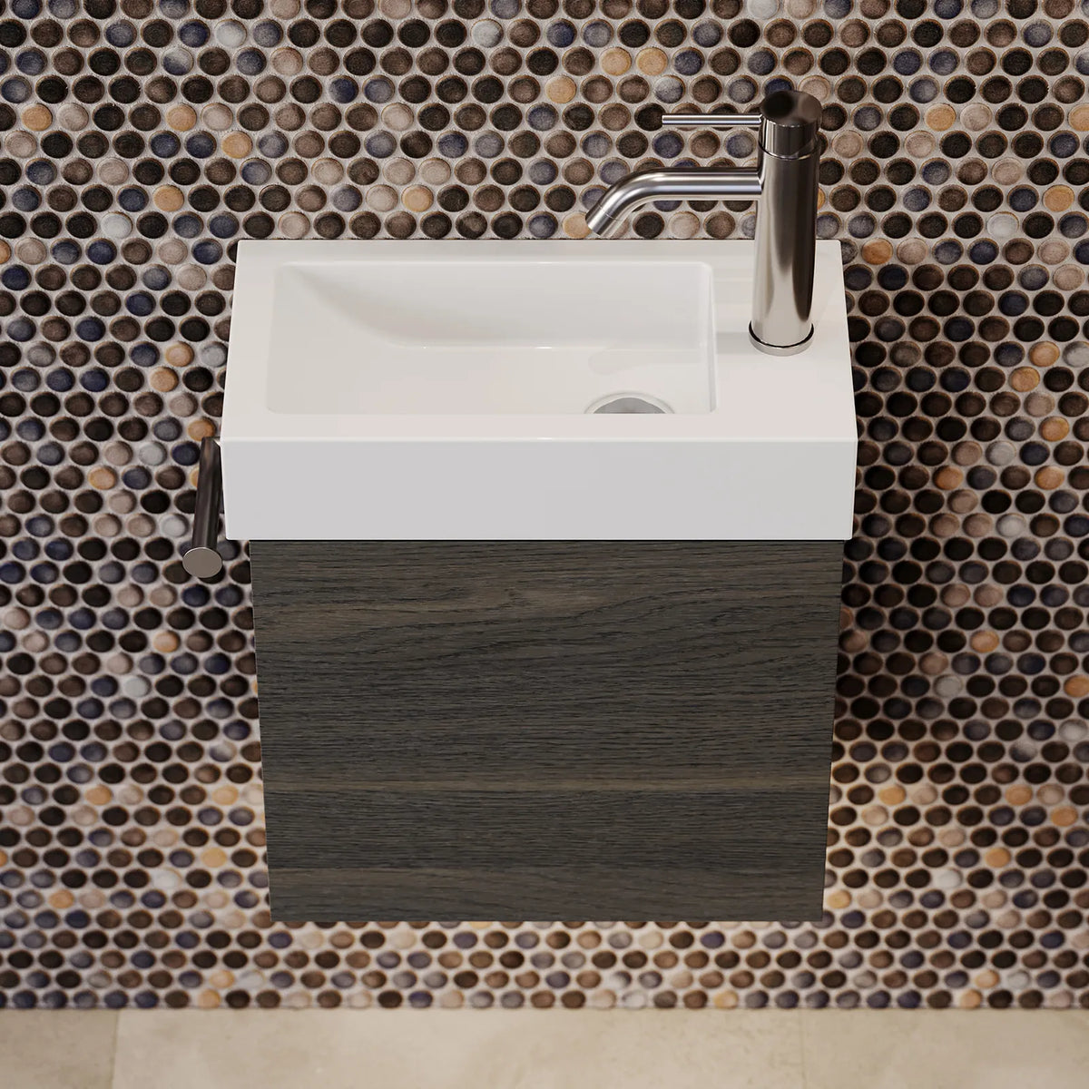 Timberline Theo Vanity 460mm Offset Bowl - image 4