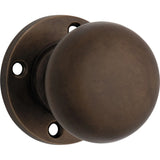 Retro Fit Mortice Knob - Round Rose