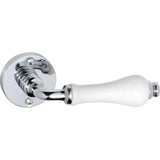 Exeter Door Lever - Round Rose