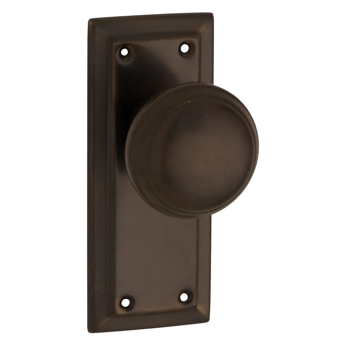Richmond Door Knob - Short Backplate