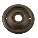 Milled Edge Mortice Knob Backplates - 46mm