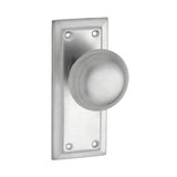Richmond Door Knob - Short Backplate